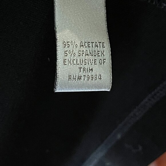 CHICO'S Black and Silver Metallic Sequin Lightweight Open Jacket Cardigan - Picture 8 of 11